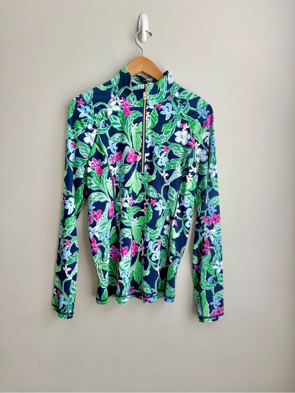 NWT Lilly Pulitzer Justine Half Zip Size Large